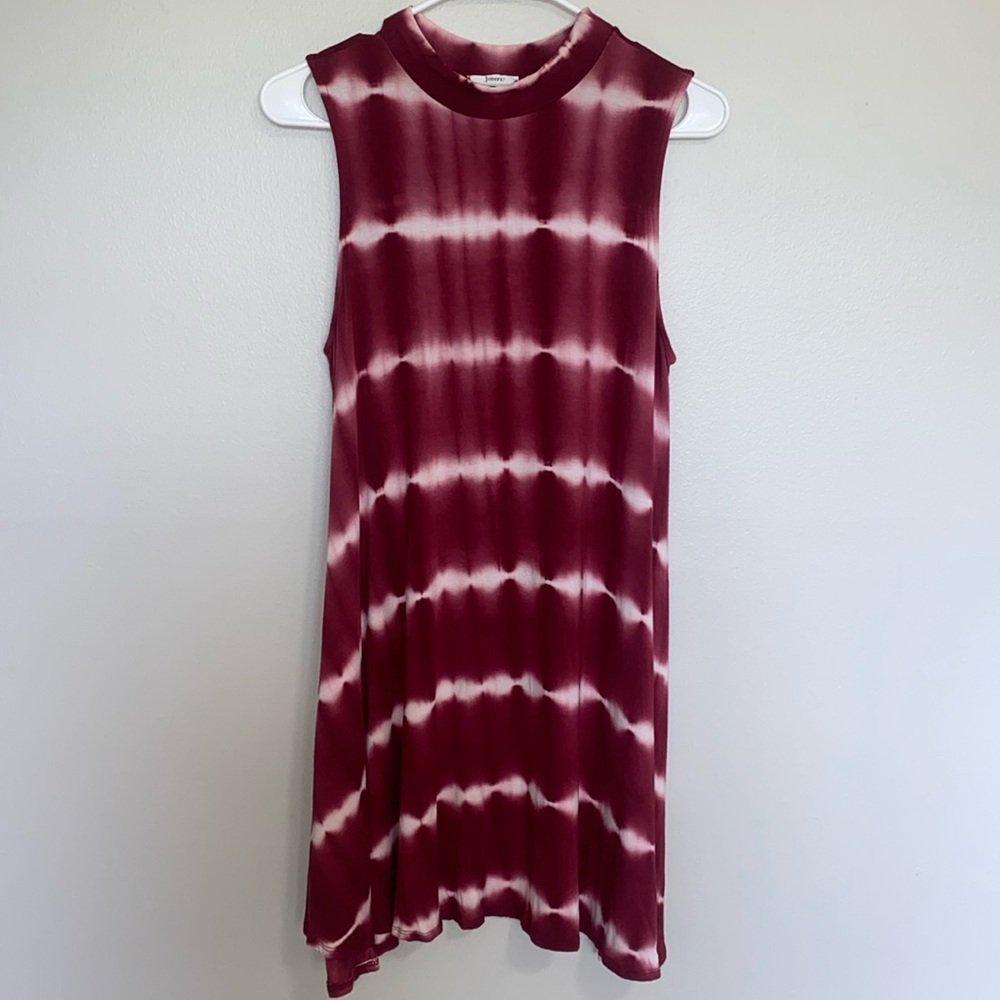 JODIFL red and white tie dye dress